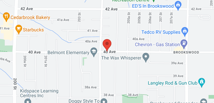 map of 4014 204A STREET